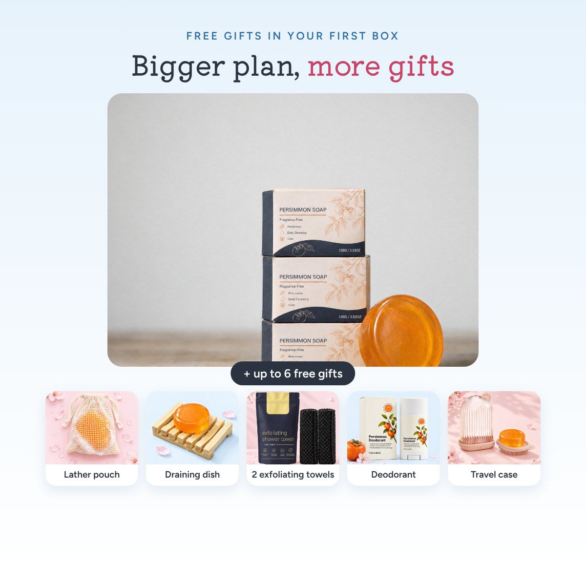 Free gifts in your first box